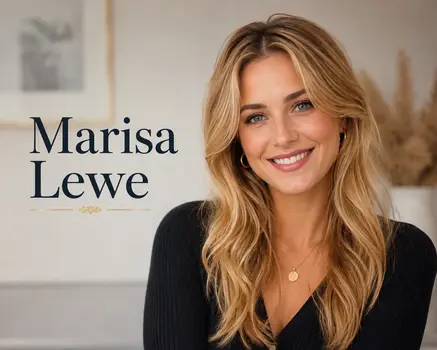 Marisa Lewe – stilvolles Porträt einer blonden Frau